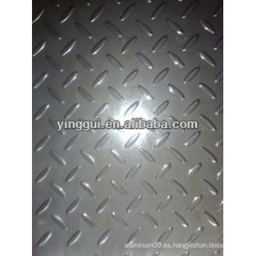 1050 placa de aluminio a cuadros